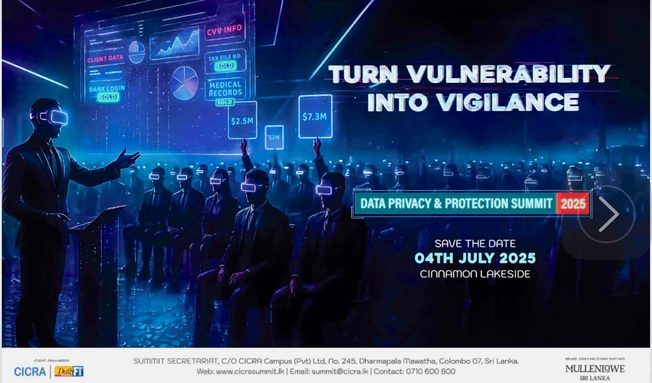 Exciting News! Sri Lanka’s First Data Privacy & Protection Summit 2025