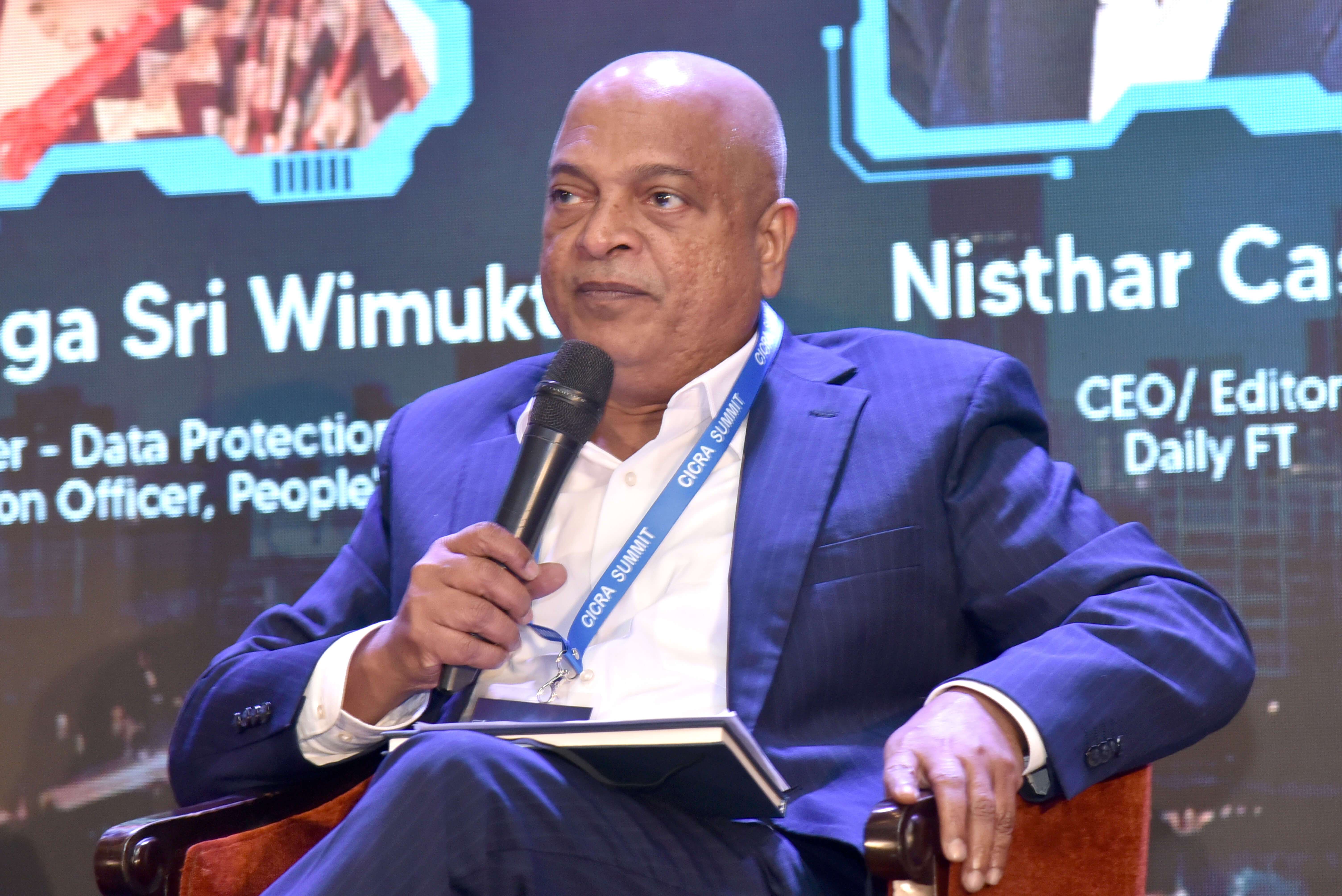 Moderator Daily FT Editor and CEO Nisthar Cassim