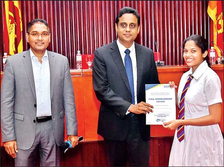Presenting full scholarship award